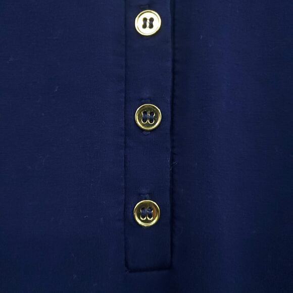 Chelsea & Theodore Nautical Shirt Dress 8 Navy Blue - Picture 6 of 8